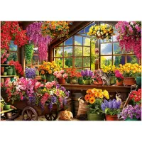 Educa Puzzle Garden Cabin, 1 500 pièces, multicolore, pour enfants, multicolore, taille unique
