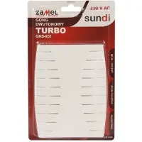 ZAMEL Carillon GNS-931 230V 85dB TURBO blanc - GNS-931-BIA