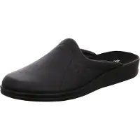 Rohde Pantoufles ouvertes en Noir Cuir 42
