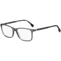 HUGO BOSS Lunettes de Vue BOSS 1573 56/17/145 Grey striped black Cell. p. inj frames MAN BOSS 1573
