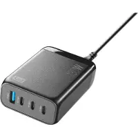Cellularline MULTIPOWER DESK GAN 130W Chargeur secteur 4 ports ultra-compact de 130W avec technologie GAN