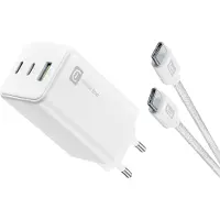 Cellularline ACHKITGAN100WTABW chargeur d'appareils mobiles Universel Blanc Secteur Charge rapide Intérieure