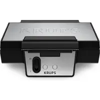 Krups FDK 261, Gaufrier, Noir, Argent