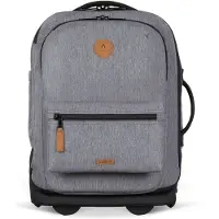 Cabaia trolley sac à dos Soft Suitcase 2 Wheels Essentials Trolley 27L Getaria gris 42cm