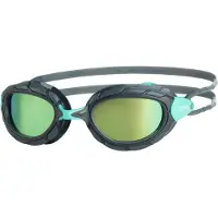 Zoggs Predator Titanium Reactor Swimming Goggles Gris Regular