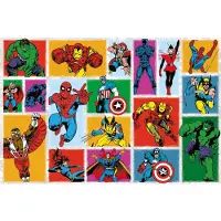 Ravensburger Puzzle rétro Marvel de 3000 pièces. Adultes et enfants à partir de 14 ans. Puzzle de qualité supérieure. Collection Mes Héros. 12001549. Nathan