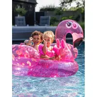 Swim Essentials Animaux flottants 150cm Leopard Flamingo