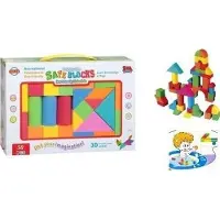AHG W&K mbH Blocs éducatifs en mousse pour enfants, 58 pièces