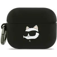 Karl Lagerfeld Airpods Pro 3 Original Silicone Earphone Case Black