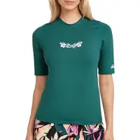 O'Neill Short Sleeve Rash Guard Vert M Femme