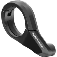 Busch + Müller Support de guidon Busch & Mueller pour Lumotec Briq-XL E noir, modèle robuste, 35 mm