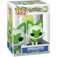 Funko POP! Pop! - Vinylowa figurka Pokemon Sprigatito, oficjalny produkt kolekcjonerski