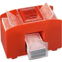 Relaxdays Mélangeur de cartes électrique 4 étages