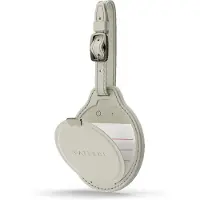 Satechi FindAll Gepäckanhänger aus veganem Leder (Apple Find My, Google Find Hub), Traceur, Rose