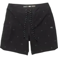 Salty Crew - Short de bain extensible - Session Boardshort Phantom pour Homme - Taille 33 - Noir