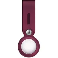 Uniq etui Vencer Silicone na AirTag burgundowy/burgundy (Apple), Traceur, Rouge