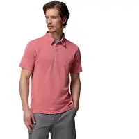 Columbia Nelson Point Short Sleeve Polo Rose M Homme