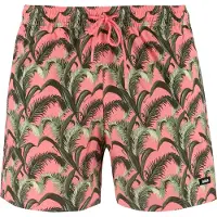 BOSS pour homme. 50561145 Maillot de bain avec passepoil rose du monogramme Double B (XL), Beachwear, Polyester