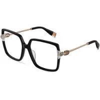 Furla Lunettes de Vue VFU872V 55/15/140 Nero lucido Acetato WOMAN VFU872V