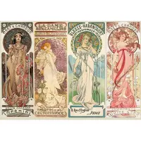 Grafika Puzzle Alfons Mucha Art, 1000 pièces, pour adultes