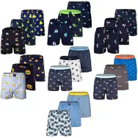 Happy Shorts Boxers bleu / orange