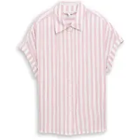 Tom Tailor Chemisier rose clair / blanc