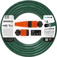 OEM Set de tuyaux d'arrosage ECONOMIC flexible tuyau 3 couches polyester croisé tressé résistant aux UV vert 20x 1 x 1 cm tuyau d'eau pour le jardin