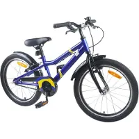 vidaXL Vélo pour enfants 24 pouces, pour les 8-12 ans, bleu et noir