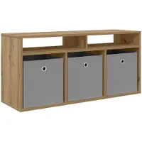 Syfax Basboard avec tiroir Chêne artisanal 102 x 32 x 48,5 cm
