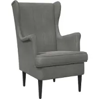 vidaXL fauteuil Gris foncé Velours