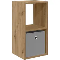 vidaXL Table de chevet avec tiroir Chêne artisanal 30,5 x 27 x 59,5 cm