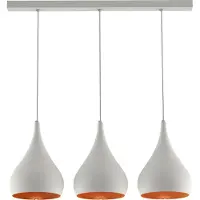 Lumicom Suspension CALICE LINEAR X3 FEUILLES