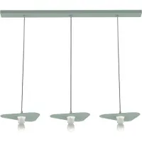 Lumicom Suspension Cloud Linéaire À 3 Lumières, Unie Mat