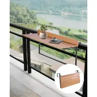 Zerbaco Table de balcon Table de balcon suspendue Table pliante 1000x345mm