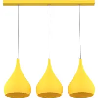 Lumicom Suspension CALICE LINEAR X3, couleur unie, finition mate