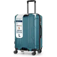 4FLY Valise de voyage à coque rigide avec cadre en aluminium, L 68 cm (69 L), en PC+ABS – avec serrure TSA, 4 roulettes doubles pivotantes, bagage de voyage