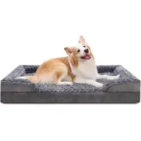 OEM Lit orthopédique pour chien XL avec housse amovible lavable et fond antidérapant