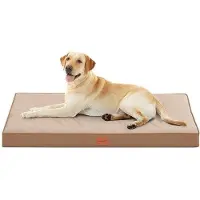 OEM Lit orthopédique pour chien, 112 x 81 cm, marron, lavable, antidérapant