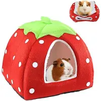 OEM Lits d'hiver pour petits animaux, couleur fraise, lavables