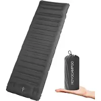 Famanu Ensemble de matelas de sol gonflable ultraléger, à déploiement automatique, d'une épaisseur de 12 cm, pour les activités de plein air, la randonnée et les voyages