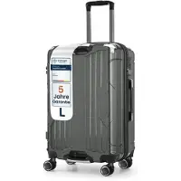 4FLY Valise de voyage à coque rigide avec cadre en aluminium, L 68 cm (69 L), en PC+ABS – avec serrure TSA, 4 roulettes doubles pivotantes, bagage de voyage