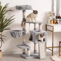 OEM Tour d'escalade pour chat avec hamac et niche, stable et robuste