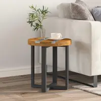 Prolenta Maison Exclusive - Table basse marron, 40 x 40 x 45 cm, en bois d'acacia massif