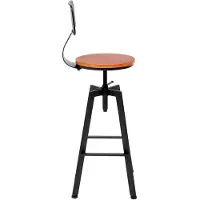 StarTech.com Lot de 2 tabourets de bar - Tabourets de bar réglables en hauteur - Hauteur d'assise 64–84 cm - Pivotants à 360° - Dossier - Assise rembourrée - Structure métallique - Charge maximale 100 kg - Noir