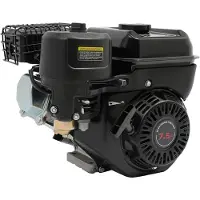 StarTech.com Moteur à essence - 4 temps, 212 cm³ - 7,5 ch - 3 600 tr/min - Usage polyvalent pour outils et machines - Noir