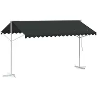 Syfax Auvent autoportant 4 × 3 m Polyester Anthracite