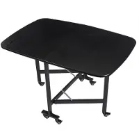 StarTech.com Table à manger pliante - Table pliante - Piètement en plastique - À monter soi-même - Style moderne - Dimensions pliée : 80 × 55 × 10 cm - Capacité de charge : 100 kg