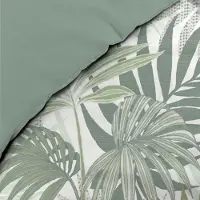 Douceur d'intérieur Parure De Couette 100% Coton 57 Fils Imprimée 240x220 2 Taies