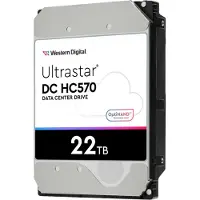 Western Digital WD UltraStar DC HC570 - Disco Rìgido - 22 To - Interne - 3.5" - SATA 6GB/S - 7200 RPM - Buffer : 512 MB - Para Intel Next Drive Compute 13 Extreme Kit - NUC13RNGI7