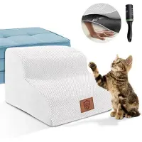 OEM Marchepied imperméable pour petits chiens, portable, à 2 marches, en mousse lavable, de haute qualité, pour les espaces de repos, lavable
